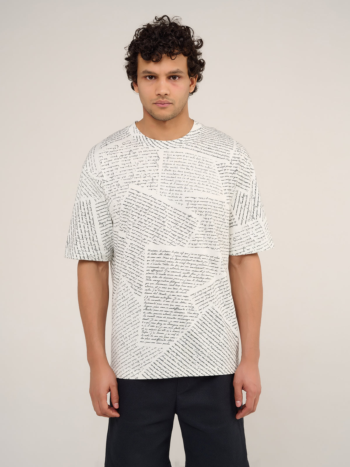 LE T-SHIRT OVERPLEASURE LOVE LETTER