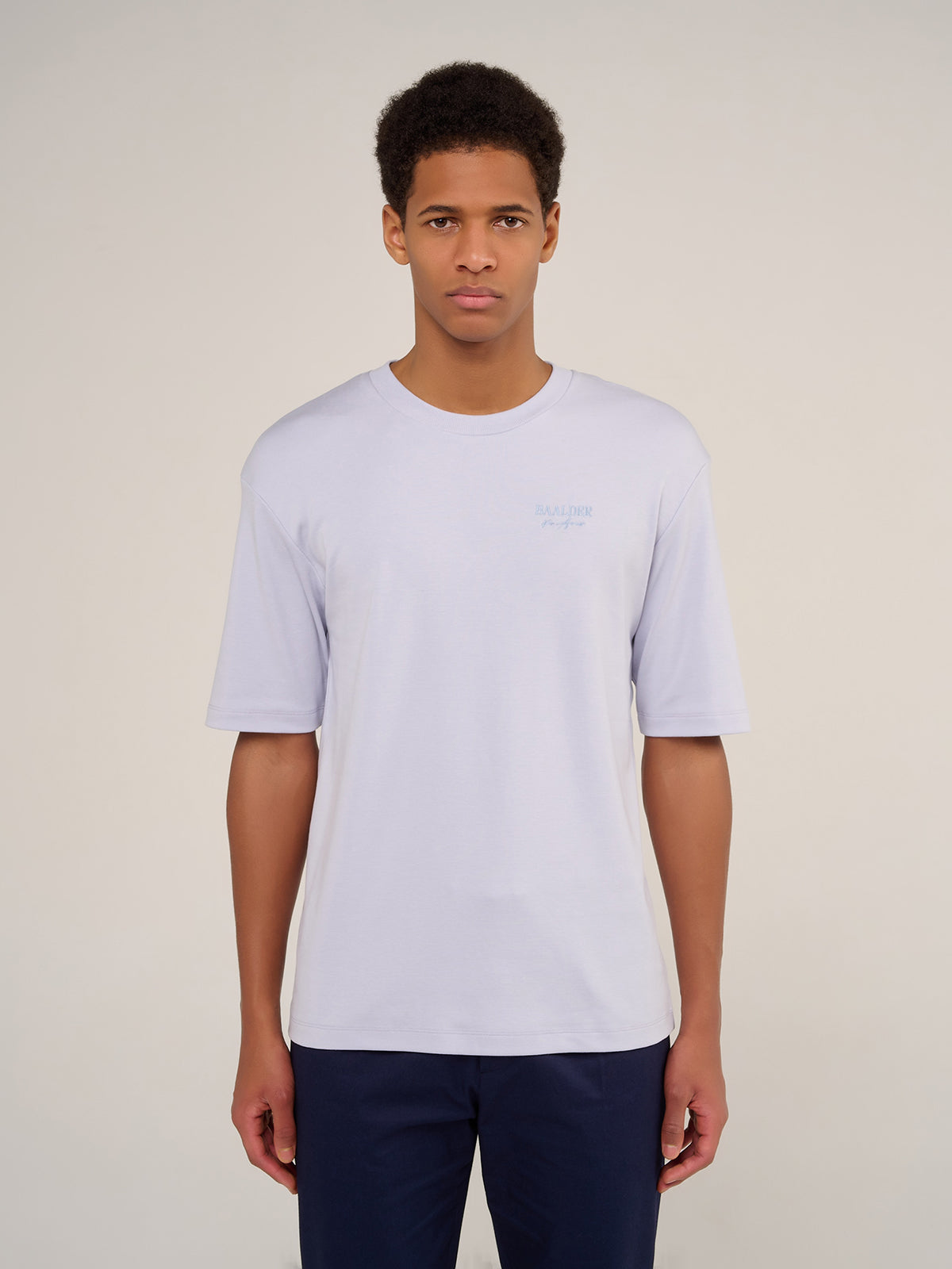 LE T-SHIRT OVERPLEASURE PAR AMOUR - VIOLIN BLUE