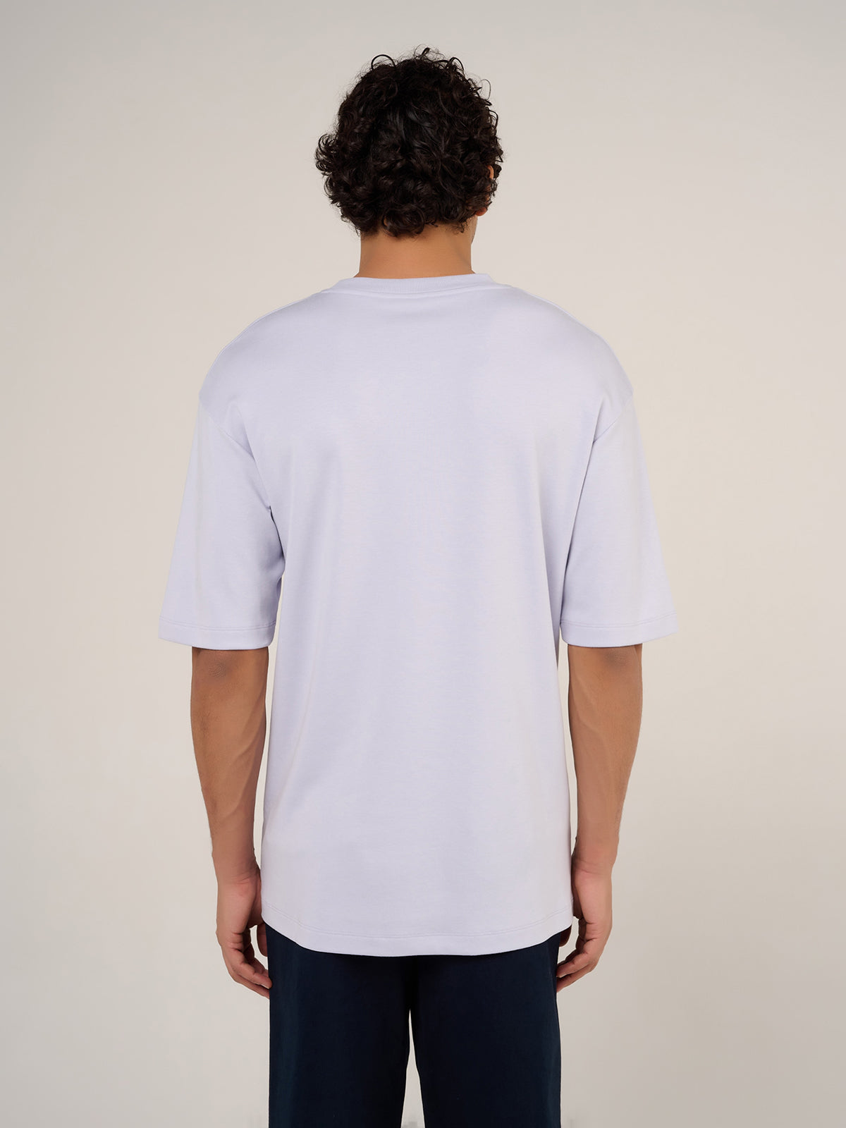 LE T-SHIRT OVERPLEASURE B - VIOLIN BLUE
