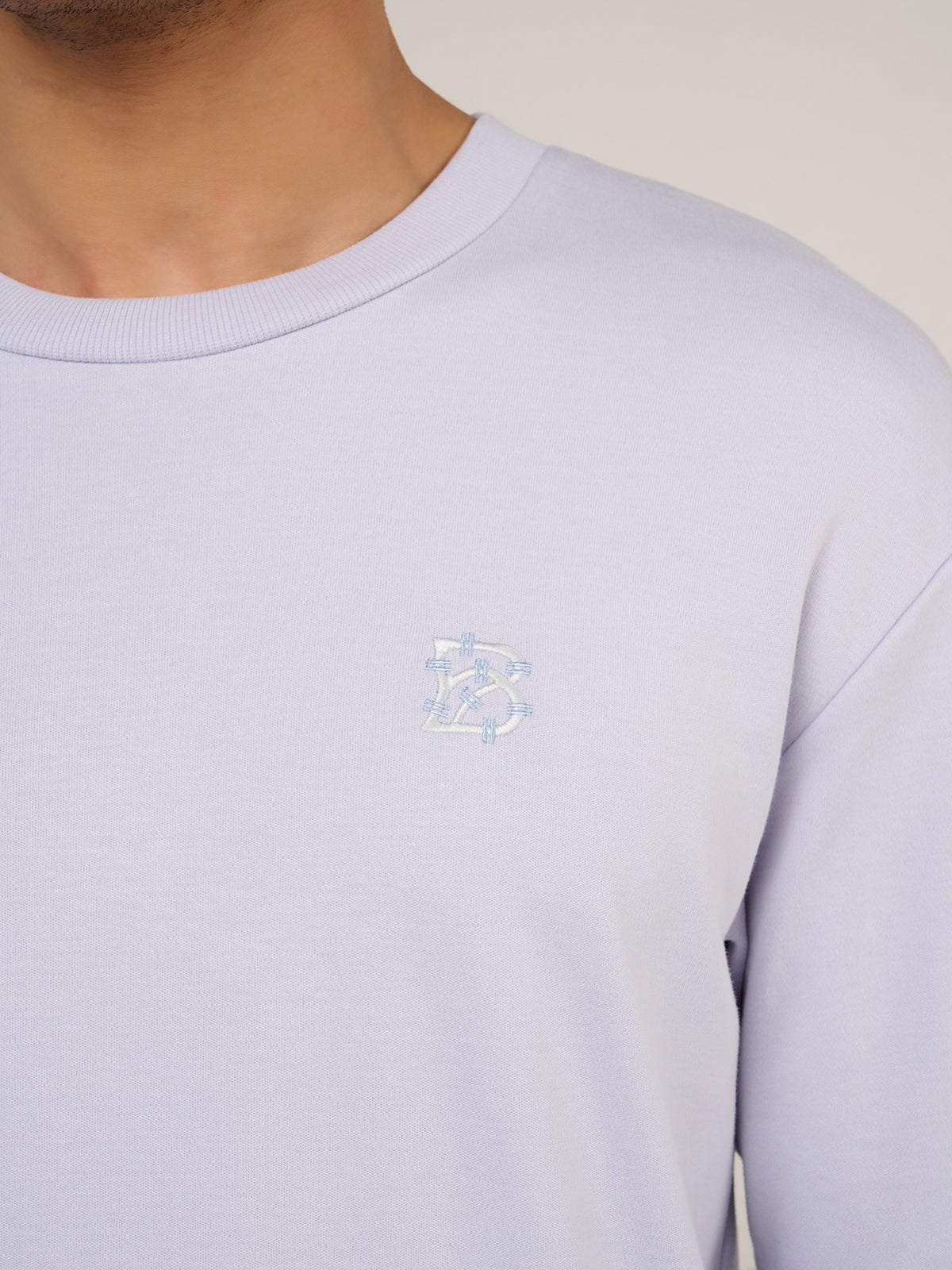 LE T-SHIRT OVERPLEASURE B - VIOLIN BLUE