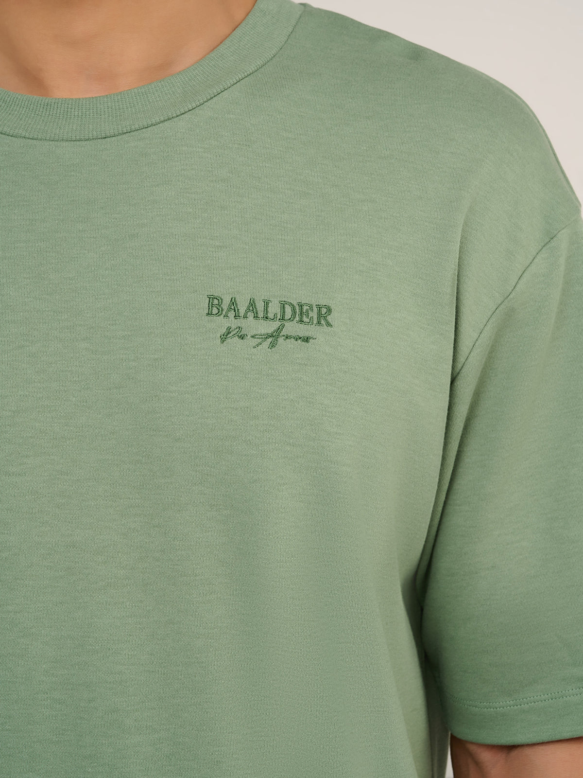 LE T-SHIRT OVERPLEASURE PAR AMOUR - GULF COAST GREEN