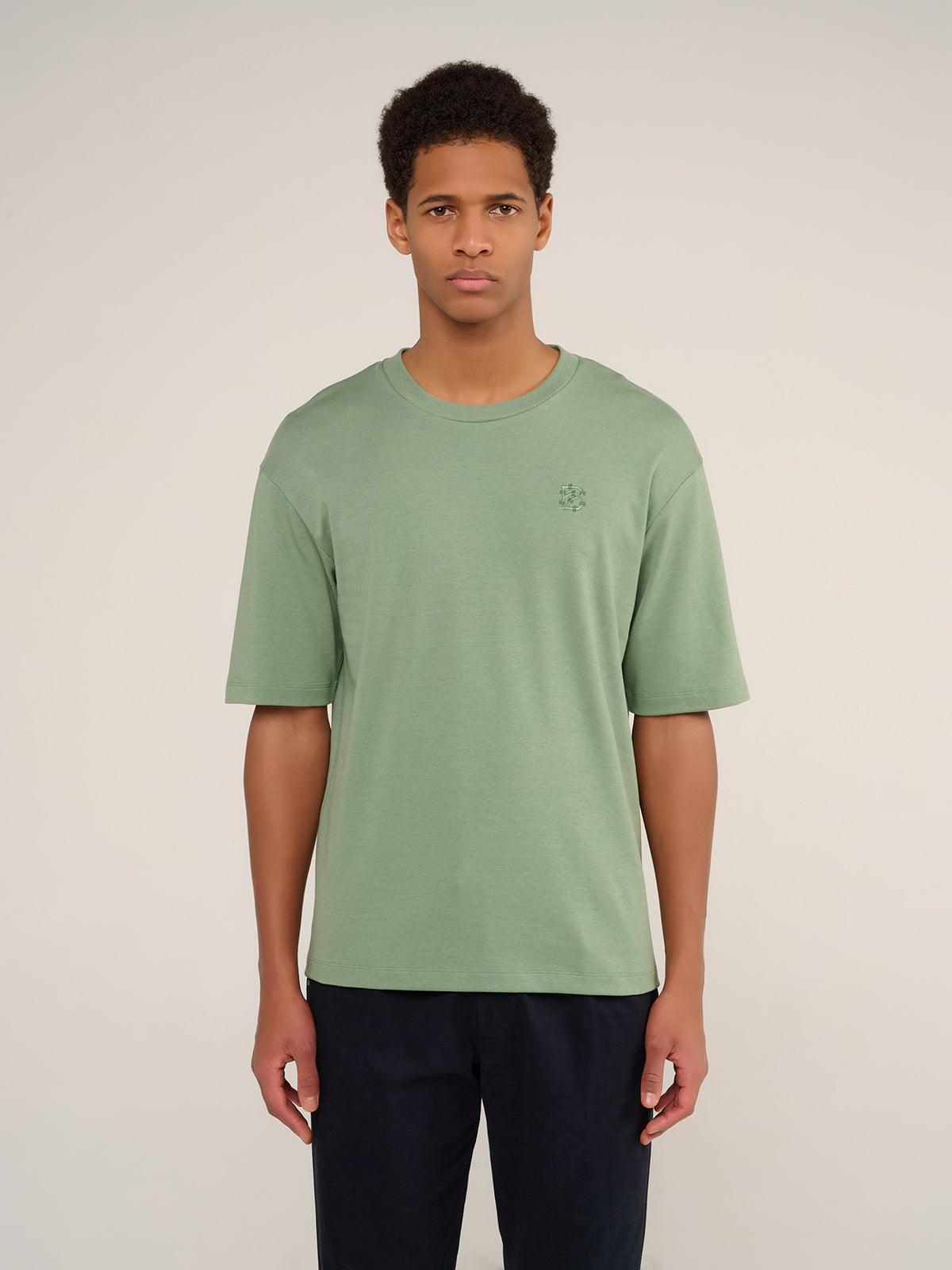 LE T-SHIRT OVERPLEASURE B - GULF COAST GREEN