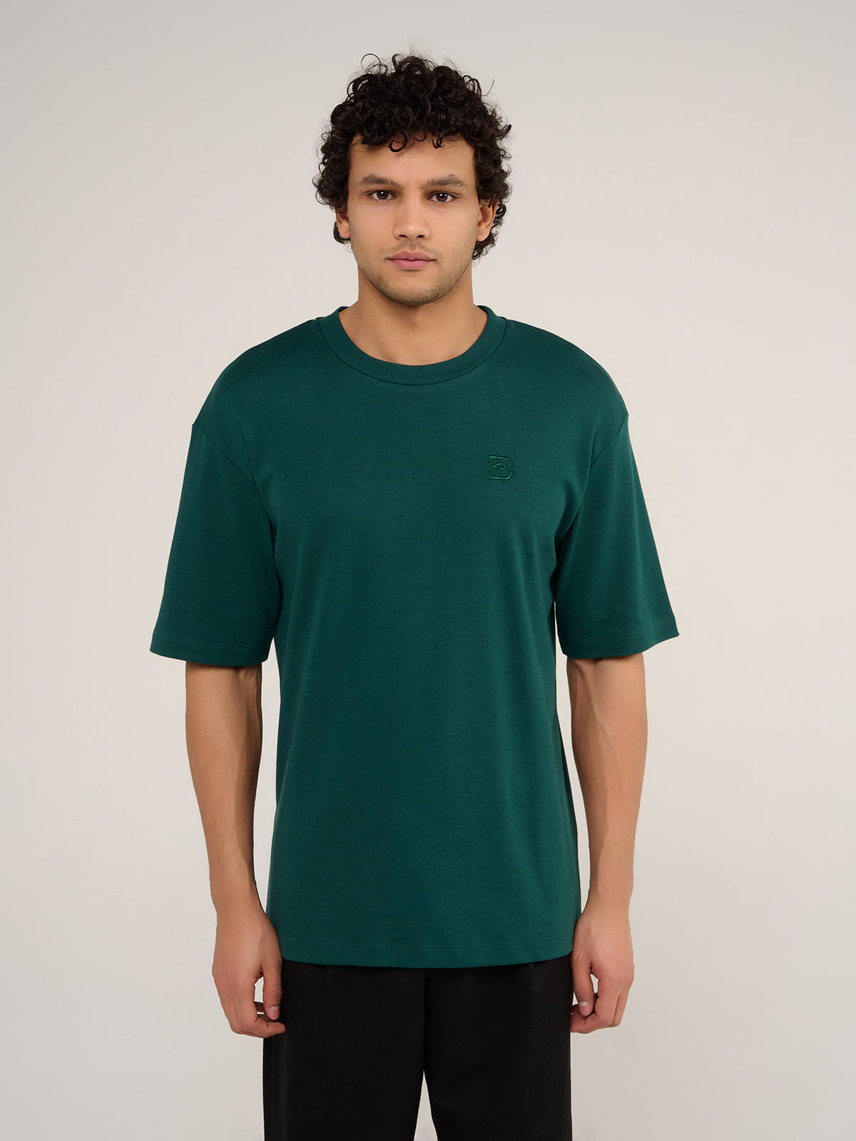 LE T-SHIRT OVERPLEASURE B - EVERGREEN