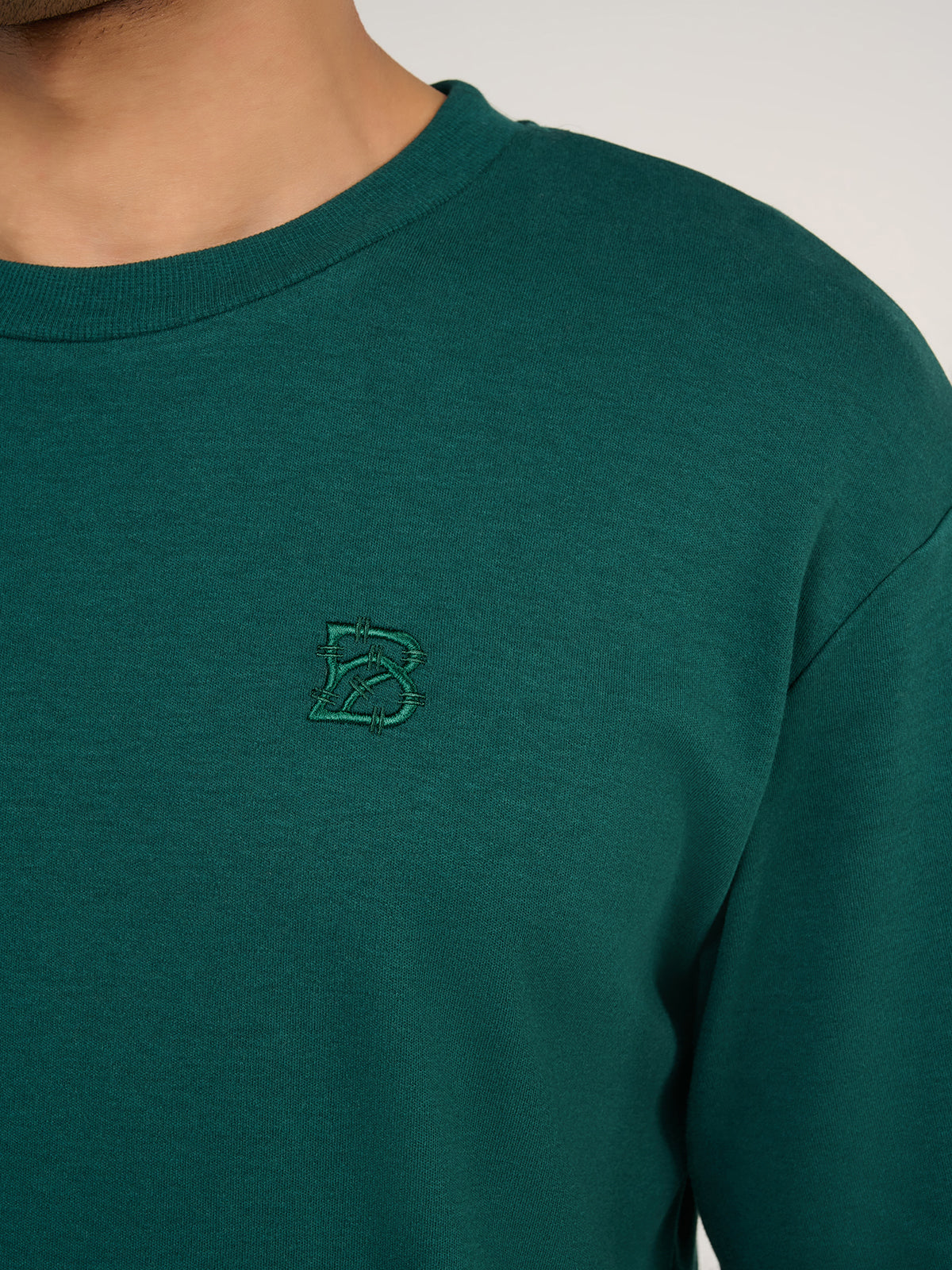 LE T-SHIRT OVERPLEASURE B - EVERGREEN