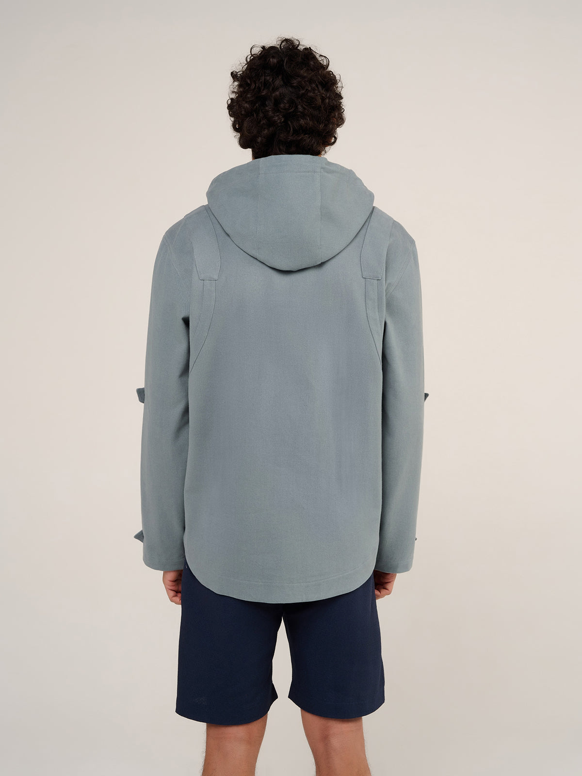 LA TUNIQUE CAPUCHE NIKKI - GRAY BLUE