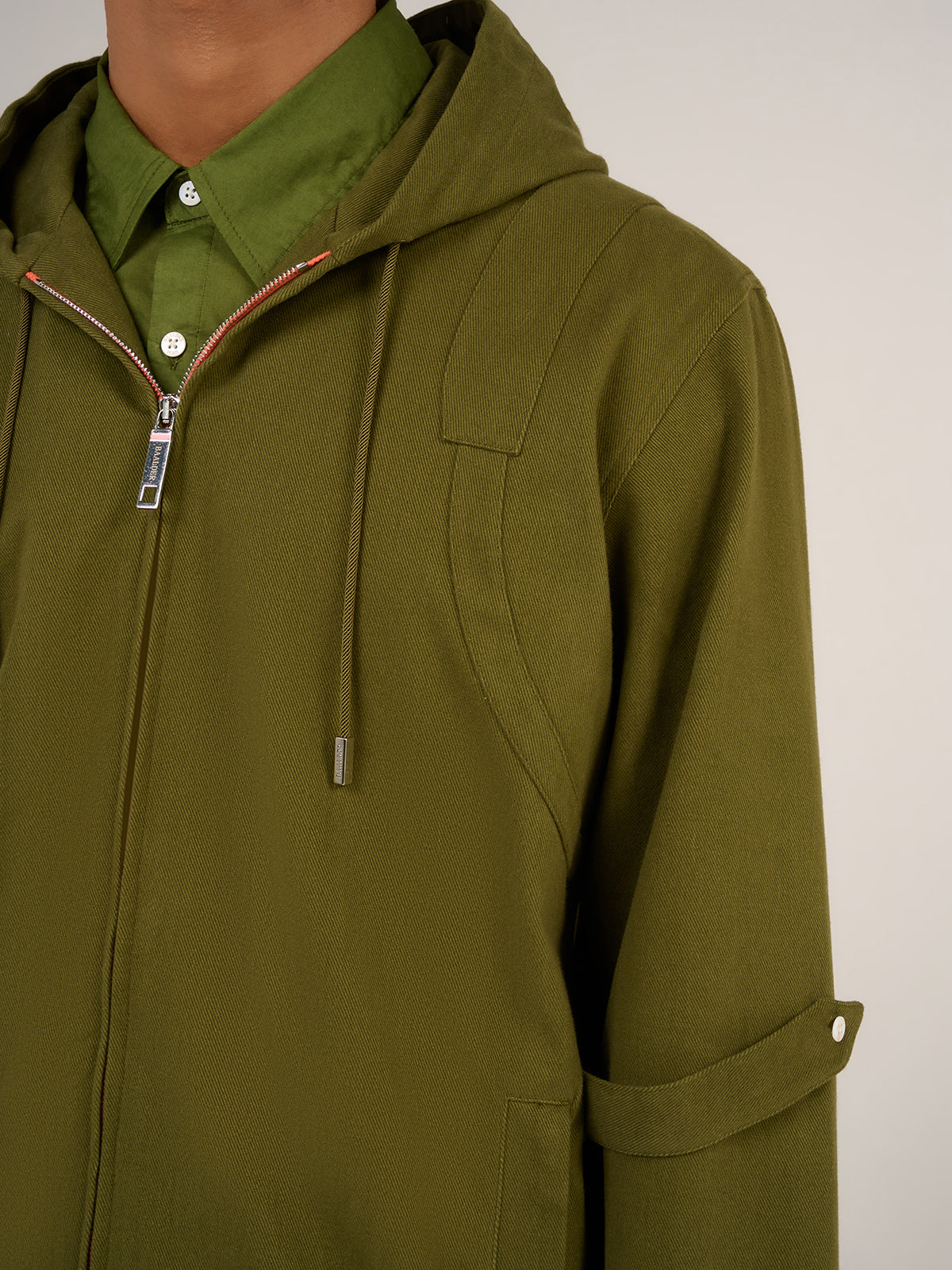 LA TUNIQUE CAPUCHE NIKKI - KAKI GREEN