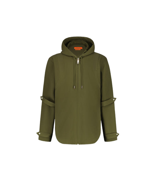 LA TUNIQUE CAPUCHE NIKKI - KAKI GREEN