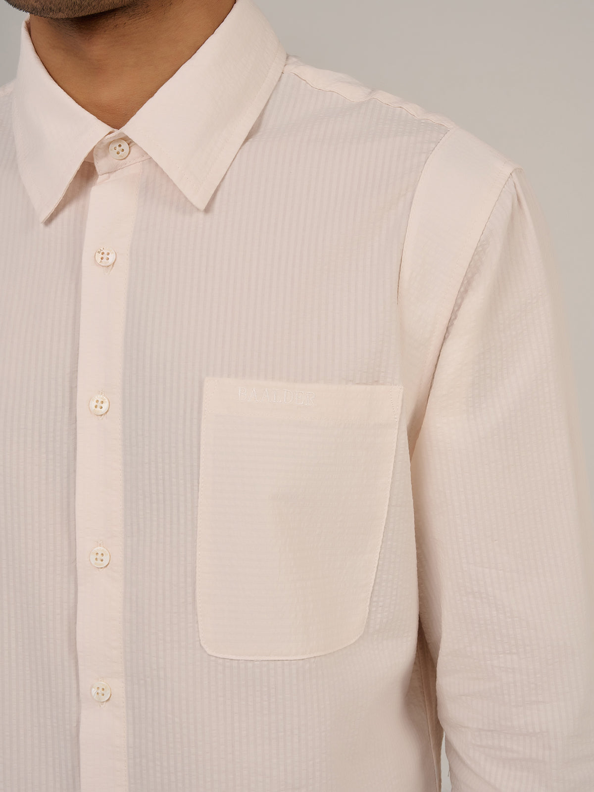 LA CAMISA SAINT-MARTIN - ALMENDRA MELOCOTÓN BEIGE