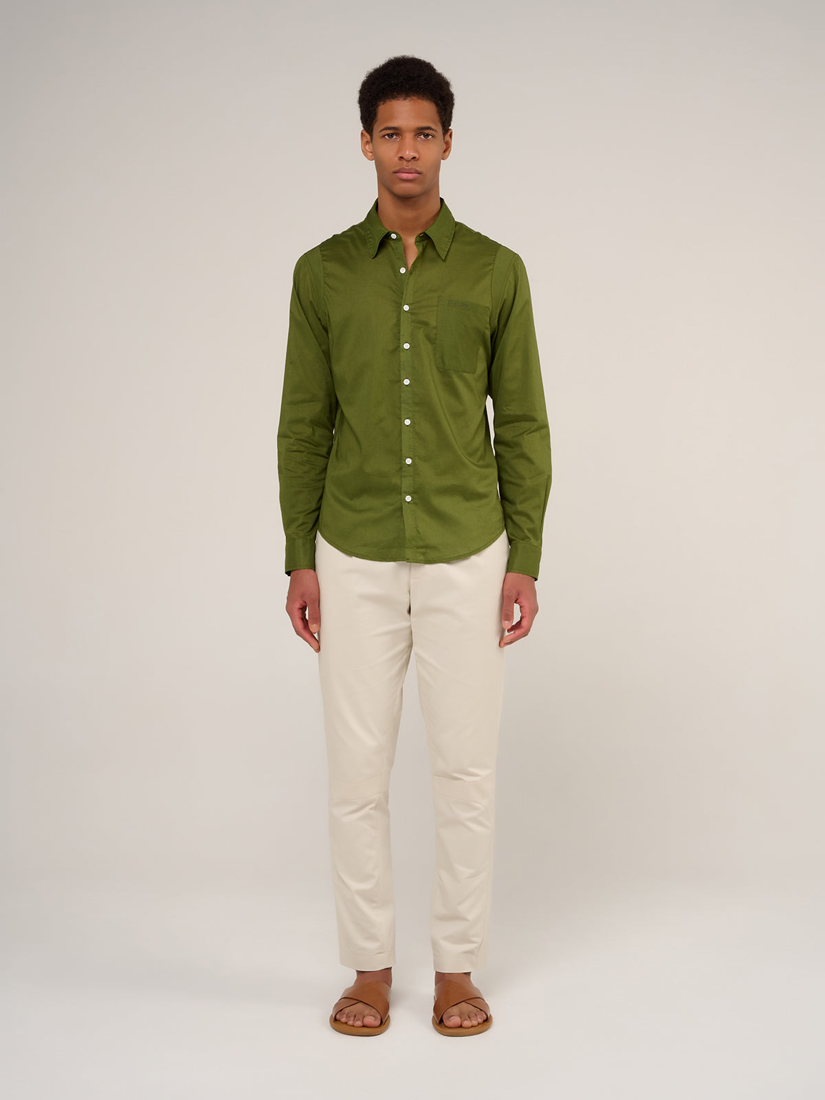 THE SAINT-LOUP SHIRT - DILL GREEN