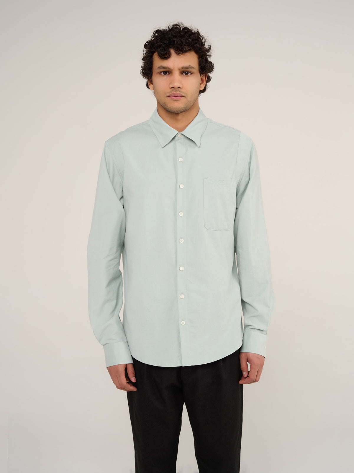 LA CAMISA BARBARAC - VERDE CRISTAL AQUA