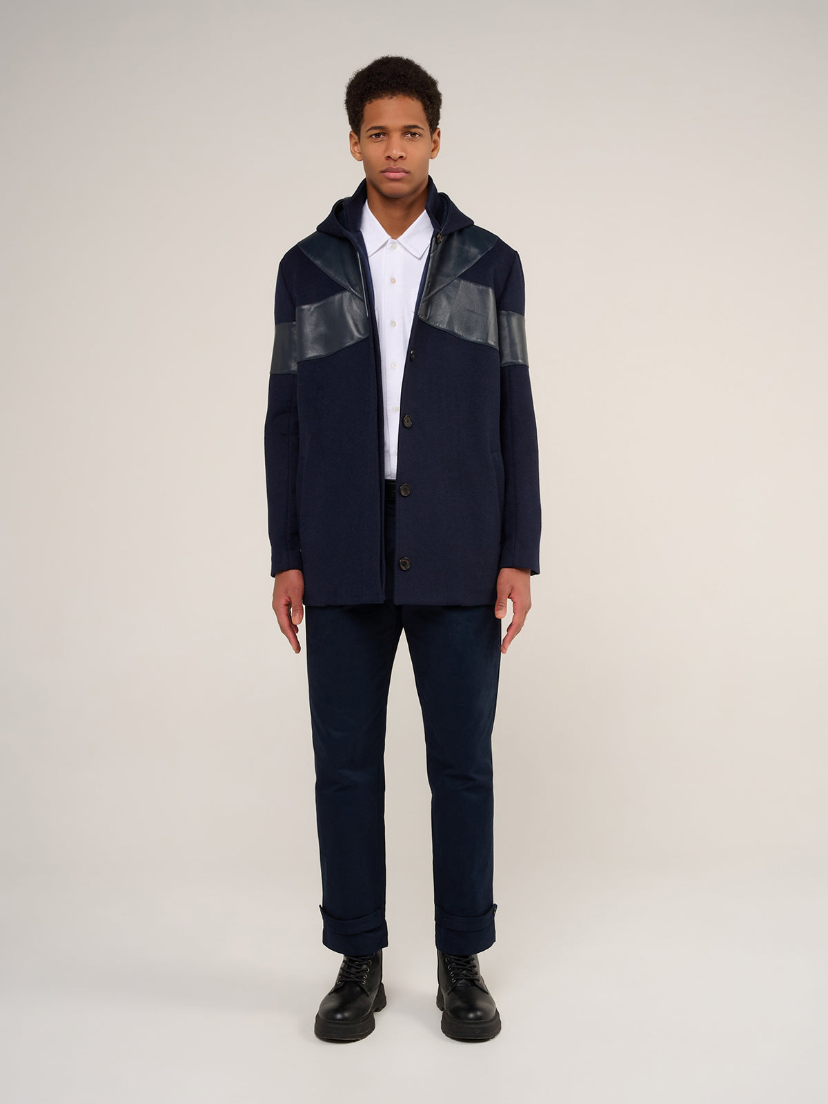 LE MANTEAU CROIX ALPHAJET - NAVY BLUE
