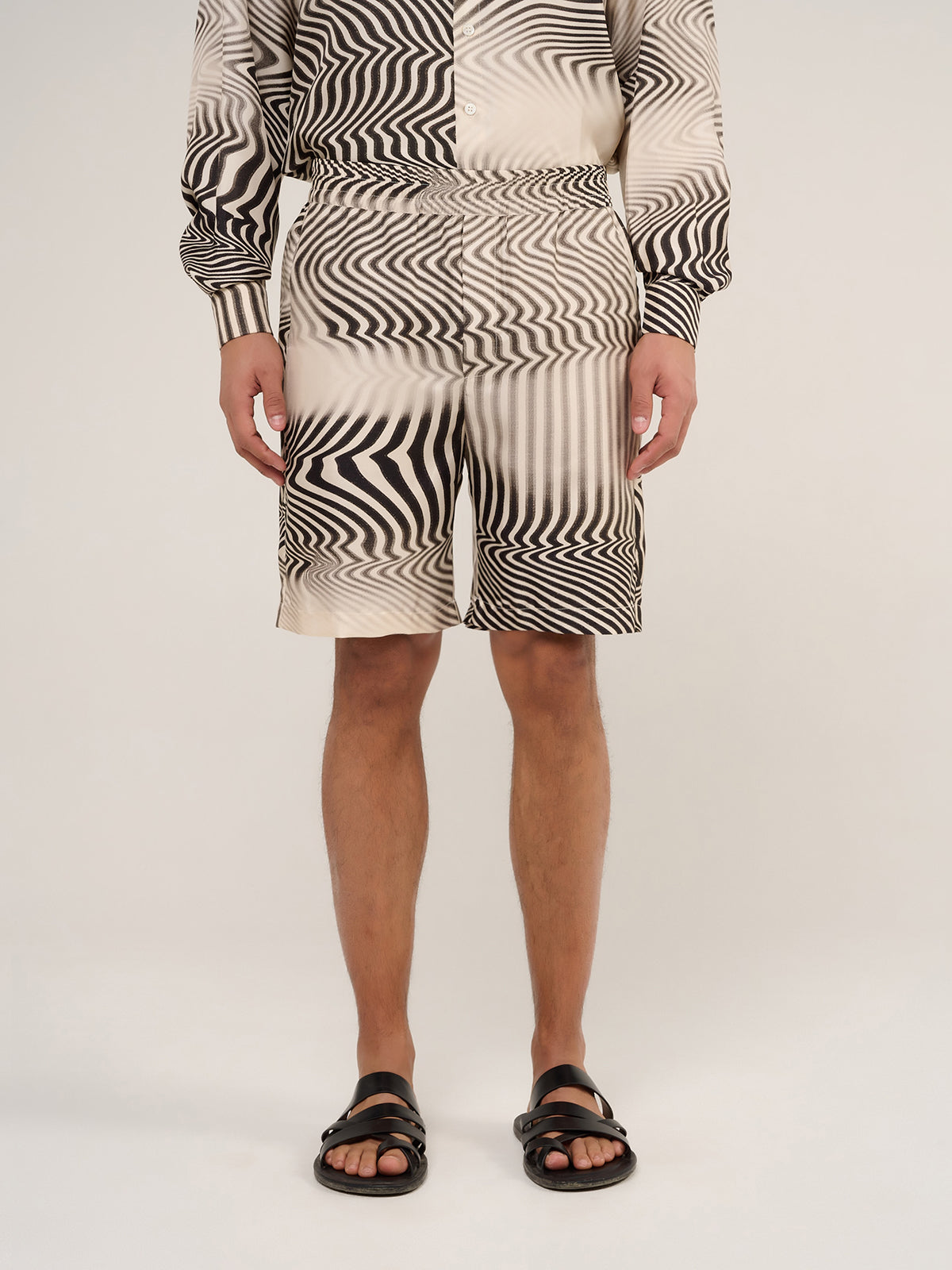 THE BAOLI SHORTS - ZEBRA B/W