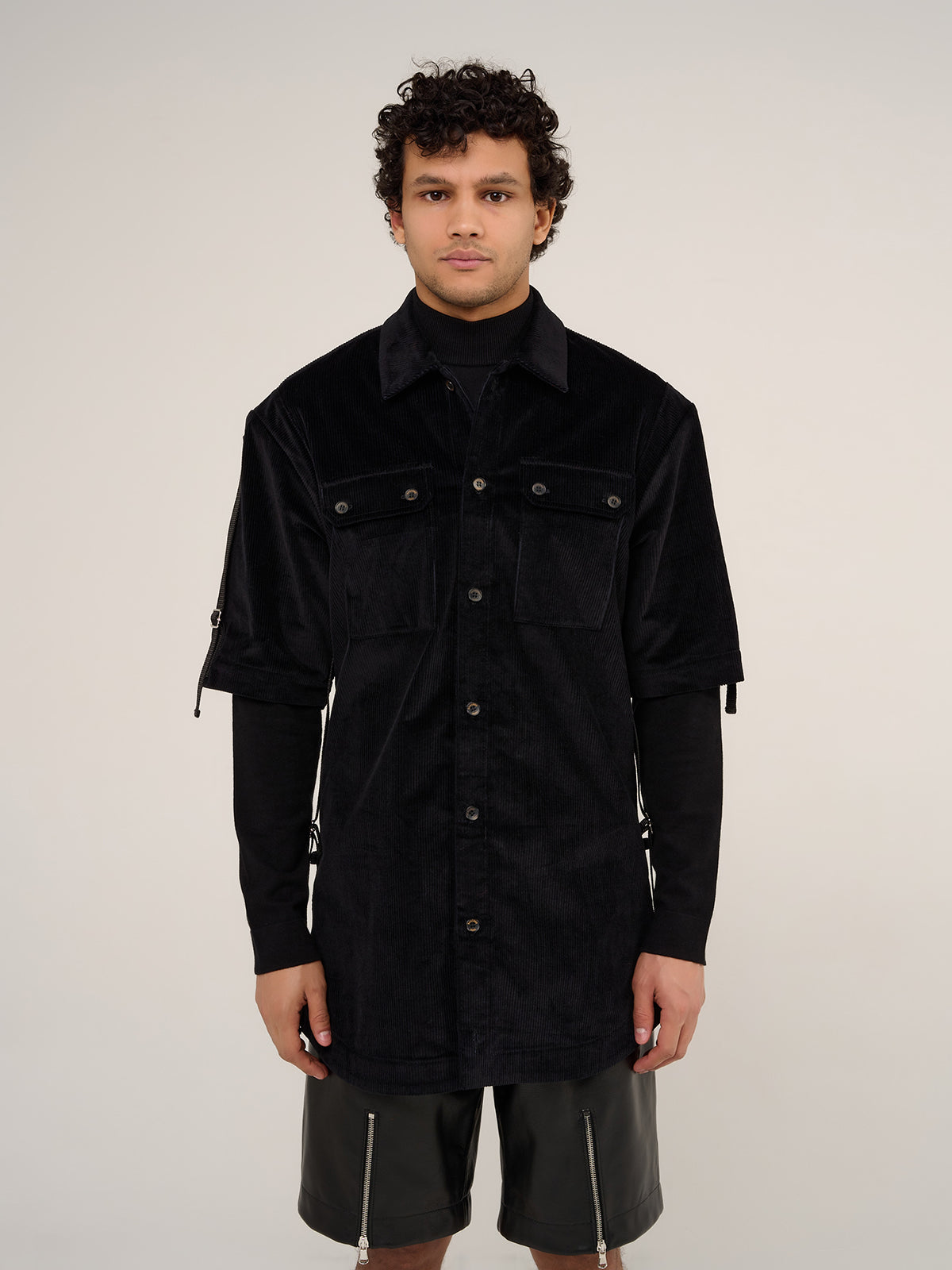 SOBRECAMISA THE MIDWAY - ONYX NEGRO