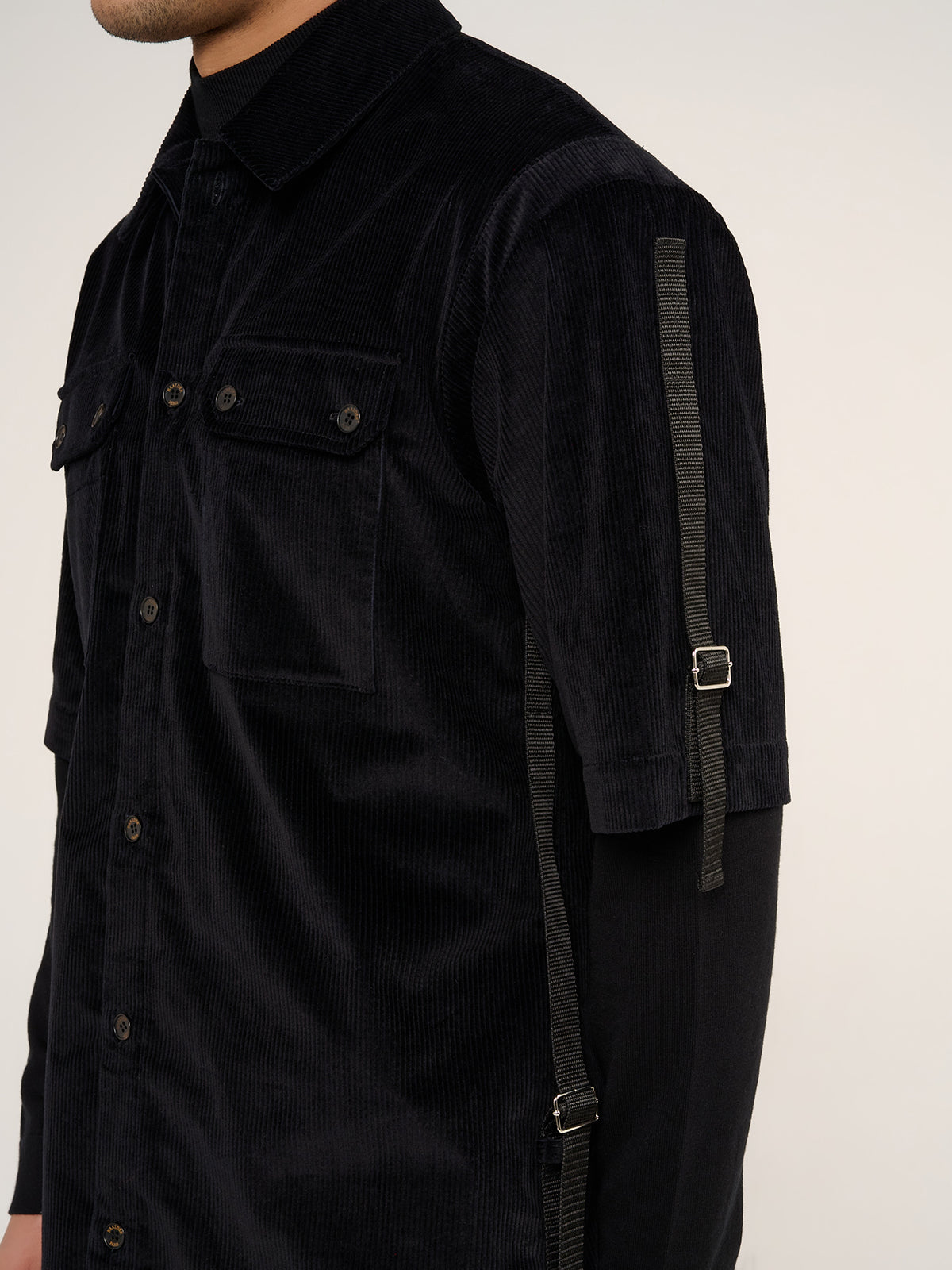 THE MIDWAY OVERSHIRT - BLACK ONYX