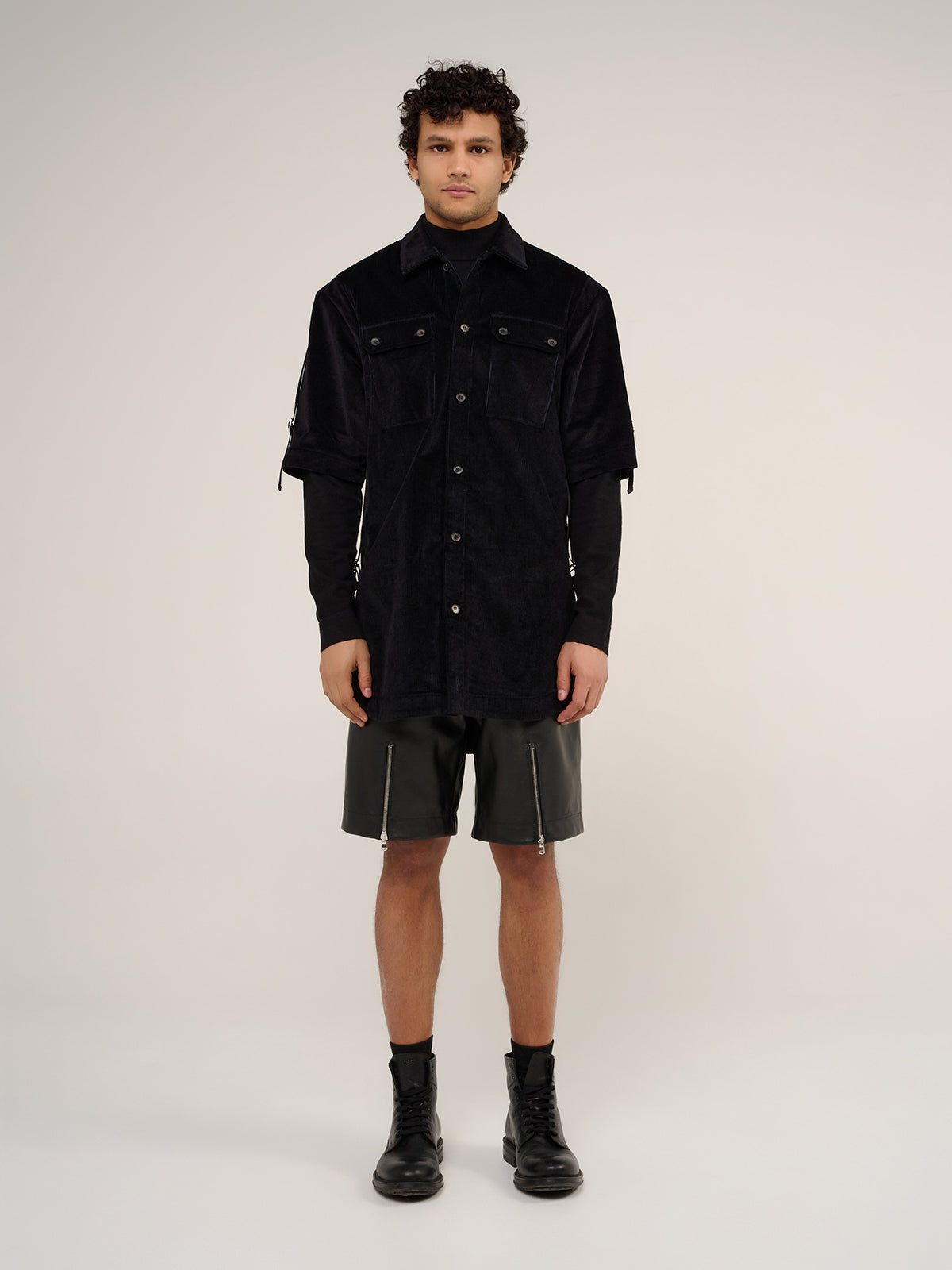 THE MIDWAY OVERSHIRT - BLACK ONYX