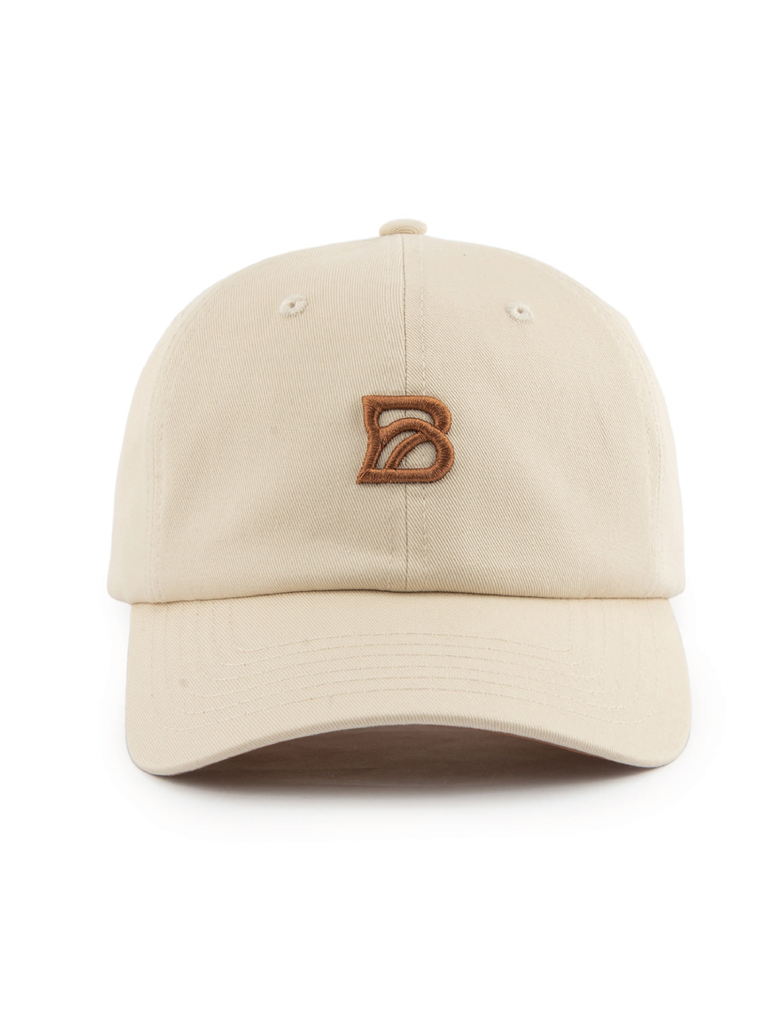 THE BEIGE BROWN LEATHER CAP